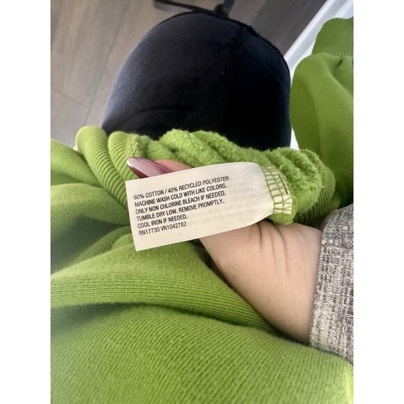 A New Day Green Quarter Zip Sweatshirt Size Large NEW! - Picture 5 of 5